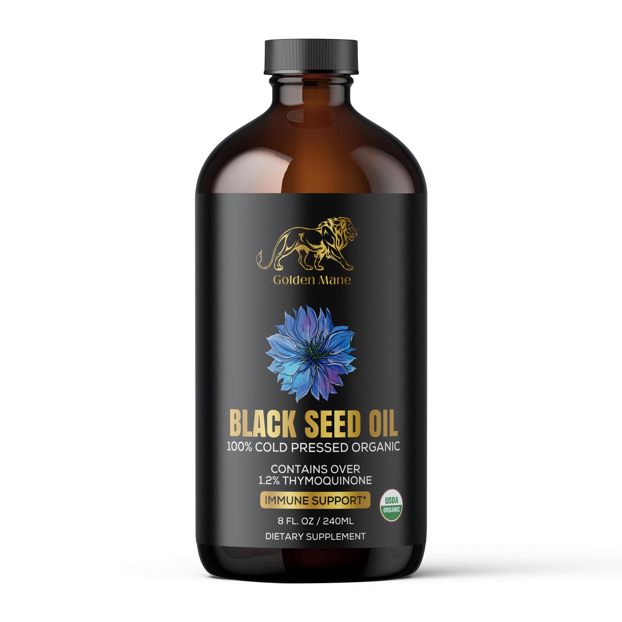 Black Seed Oil 8 oz - Organic & Cold Pressed